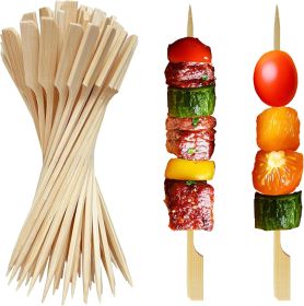 6 Inch Bamboo Skewers 200 PCS Wooden Skewers Sticks for Fruit Kabobs, Yakitori Chicken, Appetizers (6 Inch)